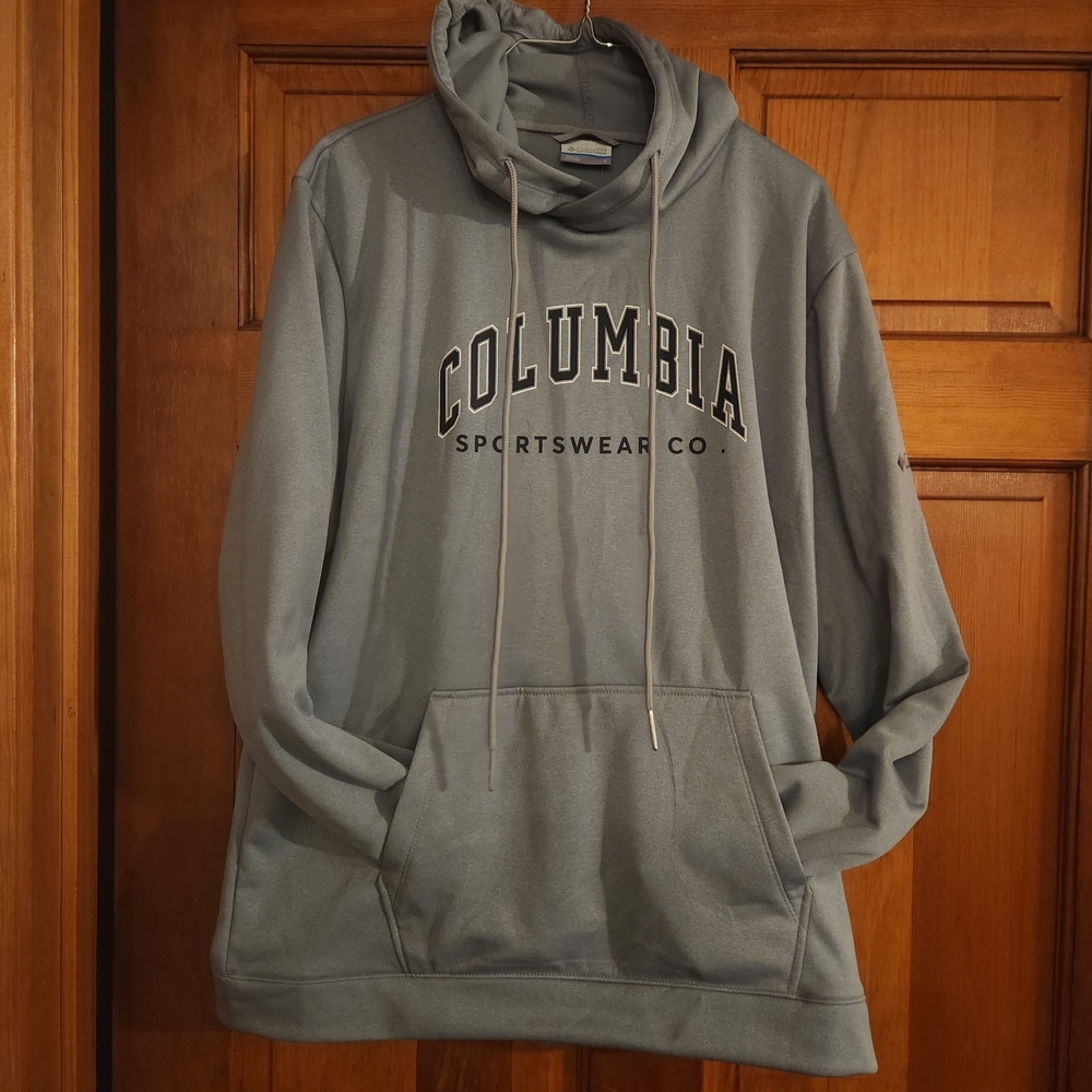 New With Tag Lightweight Columbia Men's Gray Hoodie